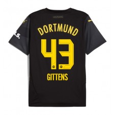 Borussia Dortmund Jamie Bynoe-Gittens #43 Bortatröja 2024-25 Korta ärmar
